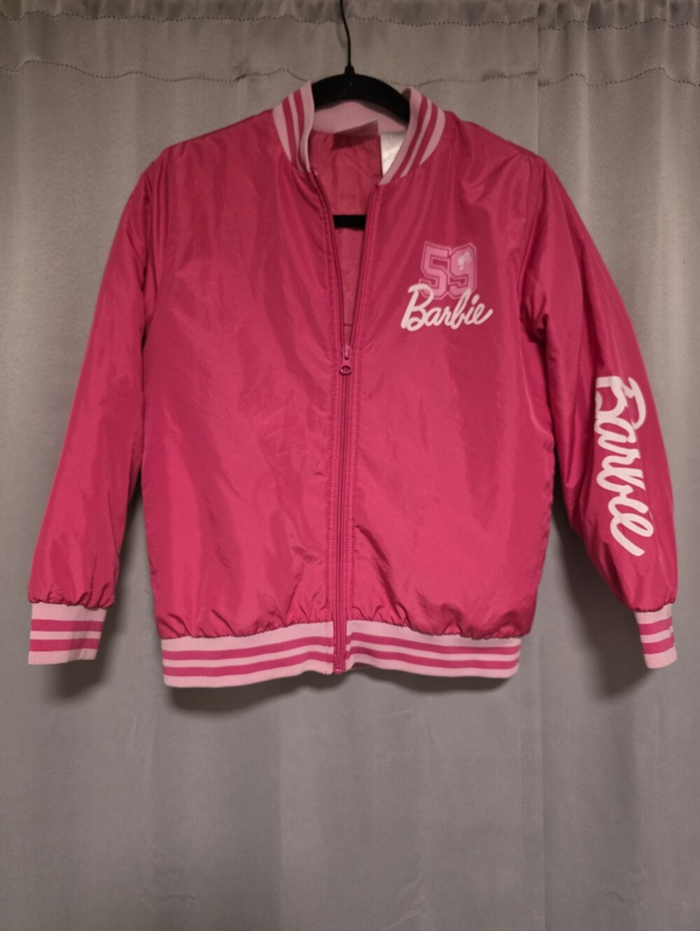 Barbie Pink Bomber Jacket Size 2T